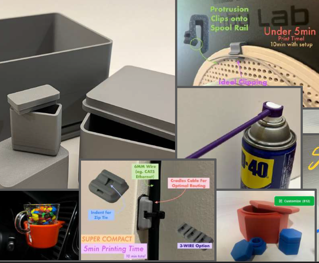 3D Printing Projects Collection
